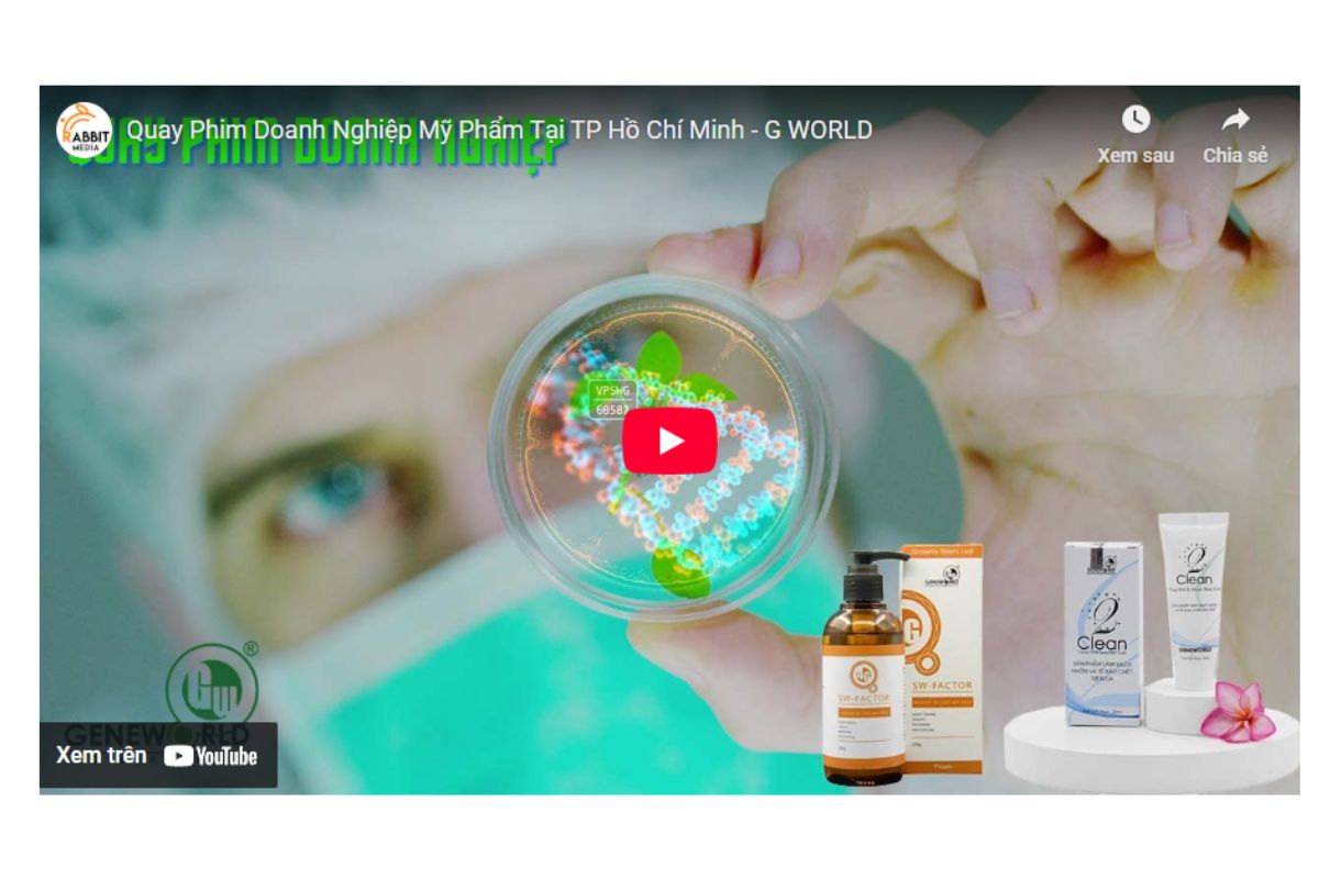 video doanh nghiệp đăng tải trên YouTube