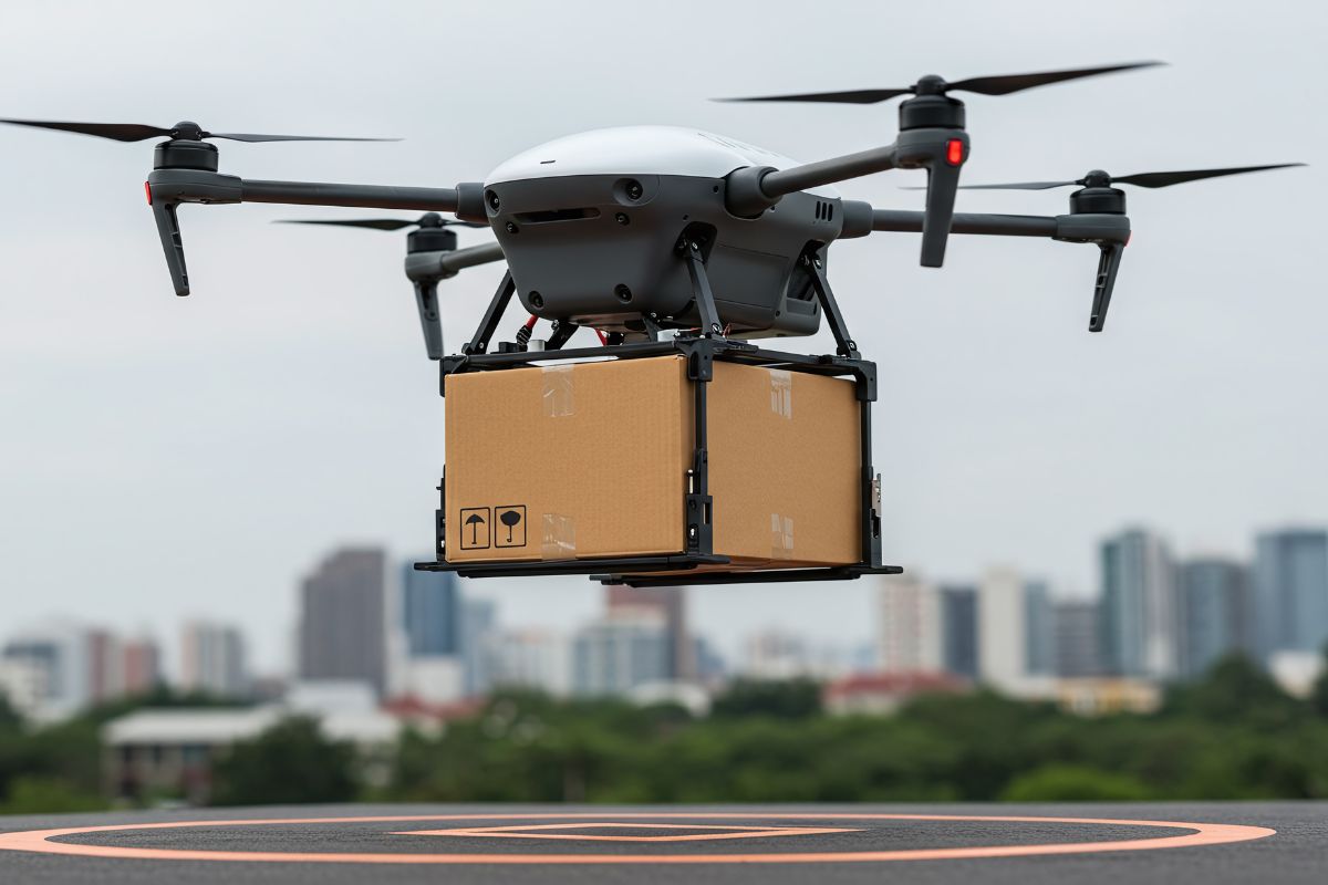 công nghệ drone quay phim triển lãm